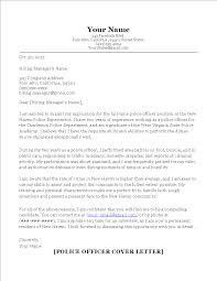 Police Officer Cover Letter Templates At Allbusinesstemplates Com