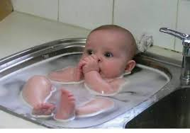 Did you bathe with your siblings in the same water?