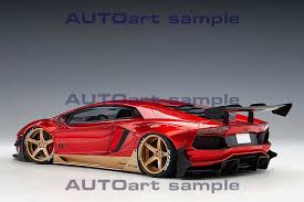 The latest raging bull to sprint out sant'agata bolognese, italy, is a revised version of the company's flagship model named aventador s. Autoart Sample Liberty Walk Lamborghini Aventador Diecastsociety Com