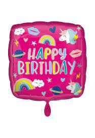 In you, i have found my unicorn! Folienballon Happy Birthday Unicorn Trendy Icons Sawelt