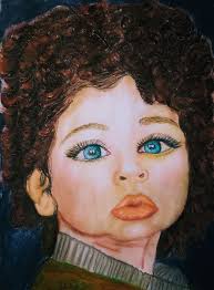 A baby girl (2019) By : Lea Chang Taiwanese Watercolour.