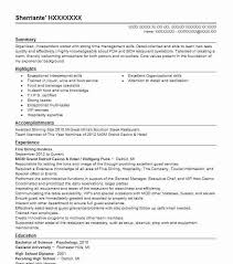Fine Dining Hostess Resume Example Hostess Resumes Livecareer
