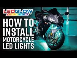 Ledglow How To Install Motorcycle Led Lights Youtube