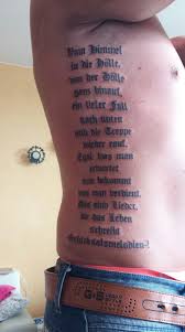 Na Hoffentlich Wurde Man Nicht Gestossen Und Wenn Auch Solche Taten Kehrten Zuruck Bohse Onkelz Tattoo Onkelz Tattoo Spruche