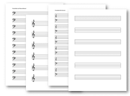 Notenpapier ohne schlüssel 12 systeme/blatt: Notenblatt Leer Pdf Word Mit Notenschlussel Kostenlos Downloaden