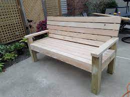 Sturdy 2x4 Bench Buildsomething Com Wood Bench Plans Wood Bench Outdoor Diy Patio Furniture