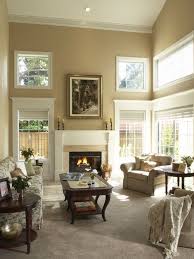 Contemporary Living Room With Cream Soft Painting Design Paint Color Ideas For Perfect Living Room Design Traditional Design Living Room Home Decor Home