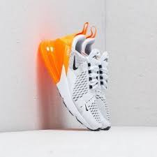 Nike W Air Max 270 White Black Total Orange Orange Nike Shoes All Nike Shoes Air Max 270