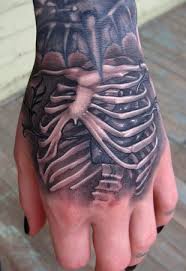 It doesn't matter what kind of feeling or thought you want to express with a tattoo — large picture on your rib cage will definitely attract attention of the people around you. 20 Skeleton Rib Cage Tattoo Designs