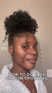 How to Do Crochet Ponytails in African American Girls