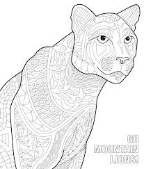 4 coloring pages for children from artcraftsandfamily.com. Remote Mini Mountain Lions Alumni