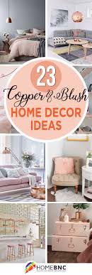 End table with copper table top adds exciting touch against the neutral grey room. 23 Best Copper And Blush Home Decor Ideas And Designs For 2021