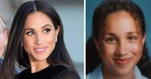 Photos of meghan markle with her naturally curly hair are going viral on social media. Meghan Markle Hair She S Been Hiding Her Natural Hair For A Decade