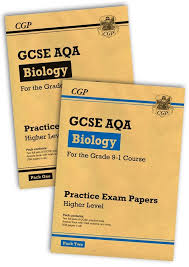 Grade 9 1 Gcse Biology Aqa Practice Papers Higher Pack 1 2 Bundle Cgp Books