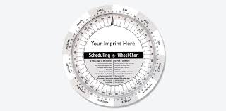 American Slide Chart The Paper App Company Scheduling Wheel