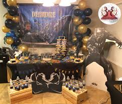 See more ideas about black panther, birthday party, panther. Black Panther Theme Party Black Panther Chip Bags Treats Black Panther Party Black Panther Birthday Party Party Favors Games Party Gifting Keyforrest Lt