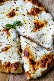 The Best 3 Cheese White Pizza White Pizza Recipes White Pizza Food