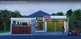 5 desain rumah toko modern untuk memulai bisnis anda arsitag. Desain Rumah Minimalis Dan Toko Dengan 3 Kamar Tidur Musholla Kecil Yang Nyaman Buat Keluarga Homeshabby Com Design Home Plans Home Decorating And Interior Design