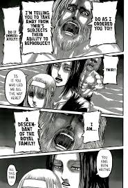 A japanese manga series written and illustrated by hajime isayama, attack on titan is set in a world where humanity lives inside cities surrounded by enormous walls that protect them from. Manga 122 Shingeki No Kyoyin Spoiler Jej Attack On Titan Attack On Titan Fanart Attack On Titan Series