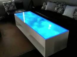 Light Blue Led Coffee Table Coffee Table Led Table