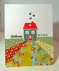 For new home cards that pack a much bigger punch, adhere to the following tips. Cards By The Sea Retro Sketches And Make It Monday Welcome Home Cards Sunburst Cards Welcome Card