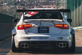 Enlaes Audi B8 5 S4 A4 Rear Diffuser Carbon Fiber Carbon Fiber Audi Diffuser