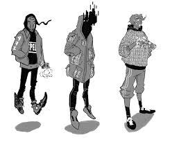 Visual Deving That Lofi Mags From Them Streets Yo Conceptart Doodle Sketch Drawing Characterdesign Character Fashion Instaart Instaboy Gamedev Devel