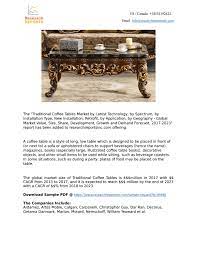 The global organic food and beverages market expected to reach $327,600 million by 2022 from $115,984 million in 2015 at a cagr of 16.4% from 2014 to 2022. Traditional Coffee Tables Market Report By Tango Punch Issuu