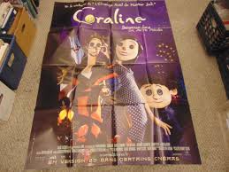 CORALINE ORIG. FRENCH 1P MOVIE POSTER (ANIMATEDLAIKAHENRY SELICK0 G4533