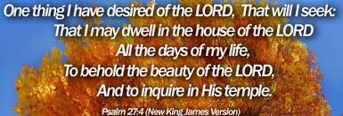 Psalm 27:4 - The Fellowship Site