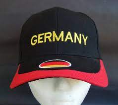 Germany German Flag Soccer Team Fan Sports Cool Cap Hat Chapeau Casquette Pays Soccer Team Hats Caps Hats