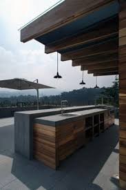 This outdoor bar with a concrete countertop is a sturdy piece of outdoor furniture that serves as a nice place to sit and have a drink or as a food prep island. Top 50 Best Backyard Outdoor Bar Ideas Cool Watering Holes