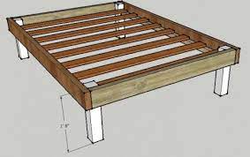 Diy bed frame from tongue and groove planks. Diy Bed Frame On Pinterest Diy Bed Bed Frames And Bed Frame Twin Platform Bed Frame Plans Twin P Diy Platform Bed Plans Diy Bed Frame Plans Queen Bed Frame Diy