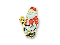Masonic Santa Claus Christmas Lapel Pin Etsy Christmas Lapel Pin Lapel Pins Lapel