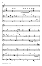 Piano sheet music is available for download in pdf format. I See The Light Alan Menken Sheet Music For Mixed Choir
