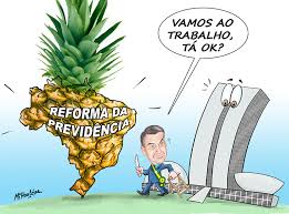 Resultado de imagem para reforma da previdÃªncia charge