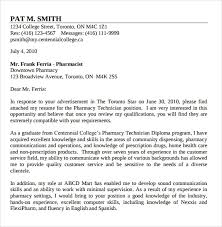 Free 12 Pharmacy Technician Letter Templates In Pdf