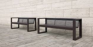 Sicorum M 300 Bench With Armrests By Benkert Baenke Panchine