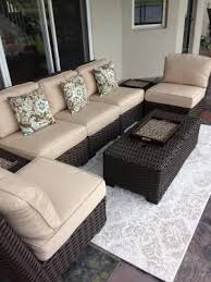 Shop Allen Roth Blaney Textured Black Wicker Cushioned Patio Chair At Lowes Com Old Wicker Chairs Furniture Wicker Furniture