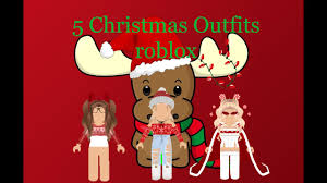 5 Roblox Christmas Outfits Under 500 Robux Youtube