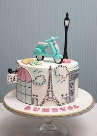 vespa paris cake by asli cakesdecor schone kuchen festtagstorten cupcake kuchen