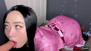 Nezuko blowjob