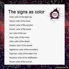 Cancer is the fourth sign and the house related to cancer is the fourth house. The Signs As Color Zodiac Signs Aquarius Zodiac Signs Leo Zodiac Signs