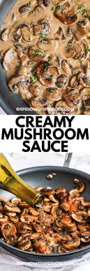 Creamy Mushroom Sauce Easy Versatile Spend With Pennies