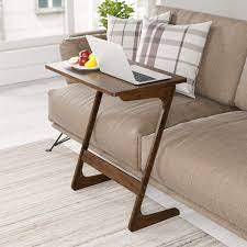 Lap desk, foldable desk bed tray, standing desk, laptop desk, tv tray tables for eating, bed table, bed desk, breakfast tray, laptop stand for bed and couch, portable desk for dinner, reading, (gray) model #: Homfa Z Shape Bamboo Tv Trays