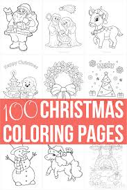Of course, we didn't forget an elf and reindeer. 100 Best Christmas Coloring Pages Free Printable Pdfs