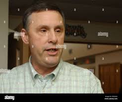 Arthur Paulette Jr., a parishioner at St. John Episcopal Church in Bristol,  Conn., talks about Mark Hansen after a service at the church