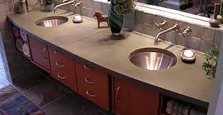 Consult with maryland wood countertops to make your bathroom countertop ideas a reality! Bathroom Countertops Concrete Designs For Bathroom Counters And Sinks The Concrete Network