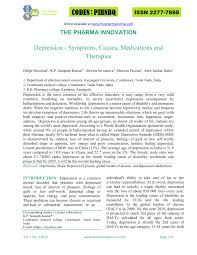 Some of the causes were overproduction, too much buying on millions of dominos: Pdf Depression Symptoms Causes Medications And Therapies