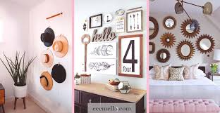 Include cubbies, racks and drawers to. How To Decorate Your Blank Walls 17 Inspirational Chic Ideas Ecemella